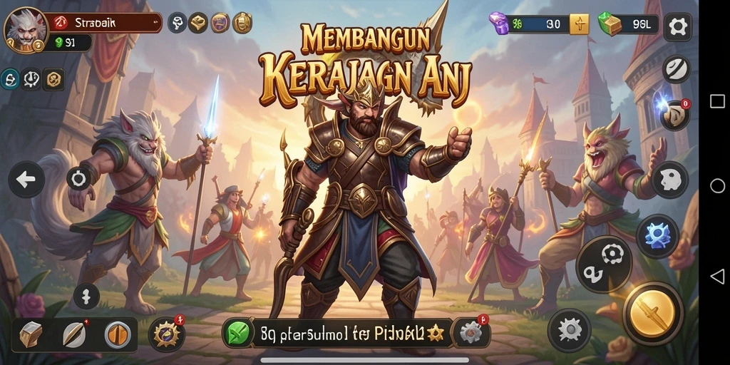 Tampilan gameplay dinamis dalam 9SL dengan strategi mendalam.