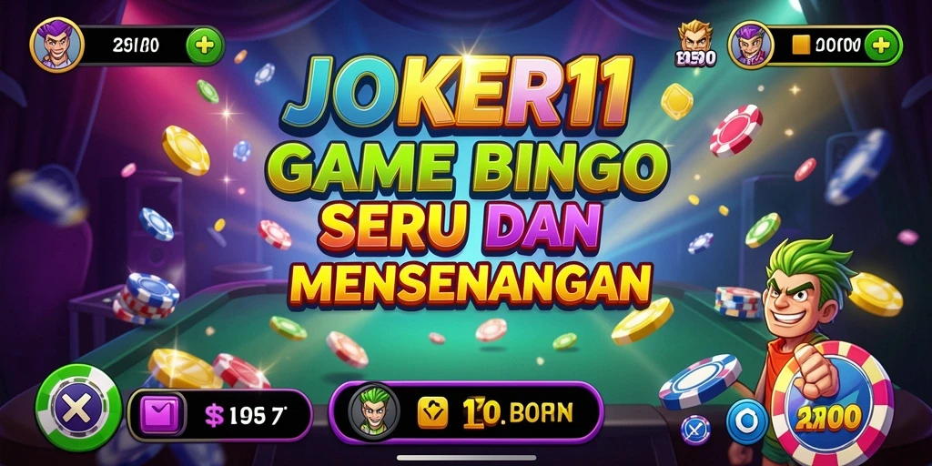 Screenshot dari permainan Bingo JOKER11 menunjukkan gameplay yang menarik.