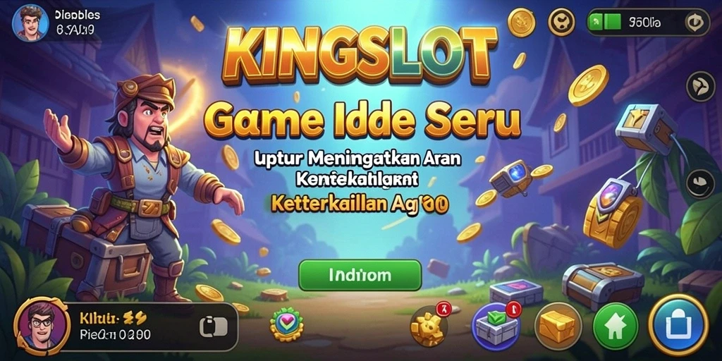 Tampilan gameplay KINGSLOT menampilkan suasana seru dan slot yang menantang.