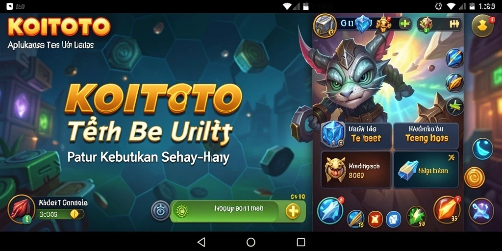 Screenshot utama KOITOTO menampilkan fitur pengingat dan manajemen tugas yang efisien.