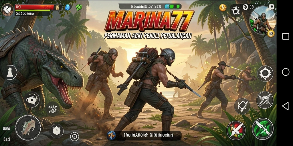 Tangkapan layar utama dari gameplay <strong>MARINA77</strong> yang menunjukkan aksi seru.