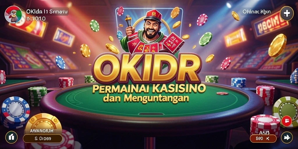 Tampilan menarik dari gameplay Kasino di OKIDR.