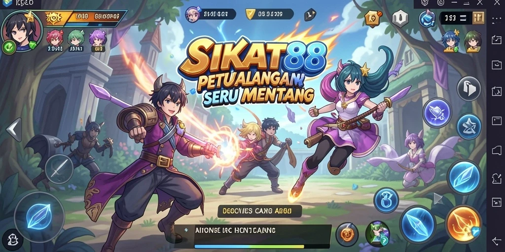 Gameplay seru dengan karakter anime yang ikonik.