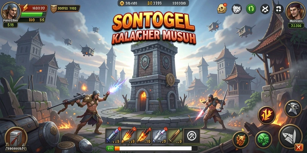 Gameplay seru Tower Defense di SONTOGEL.