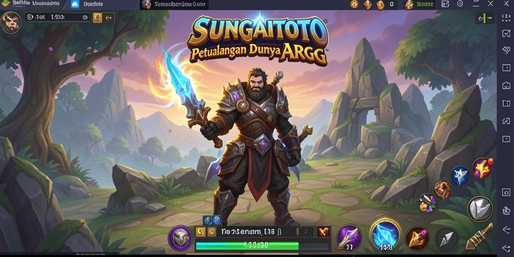 Screenshot SUNGAITOTO menampilkan aksi pertarungan yang mendebarkan di dunia ARPG.